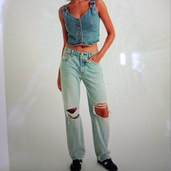 Levi's Denim - Levi's - 502 Distressed Jeans- Women's- Size 36 W 32 L